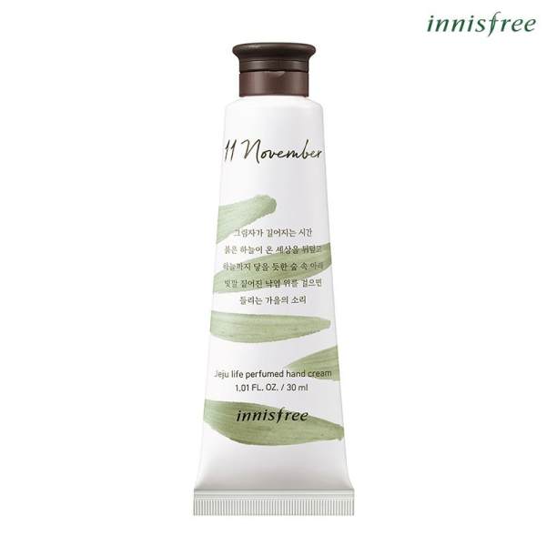 Kem dưỡng da tay hương Autumn Leaves tháng 11 innisfree Jeju Life Perfumed Handcream - 11 Autumn Leaves 30ml