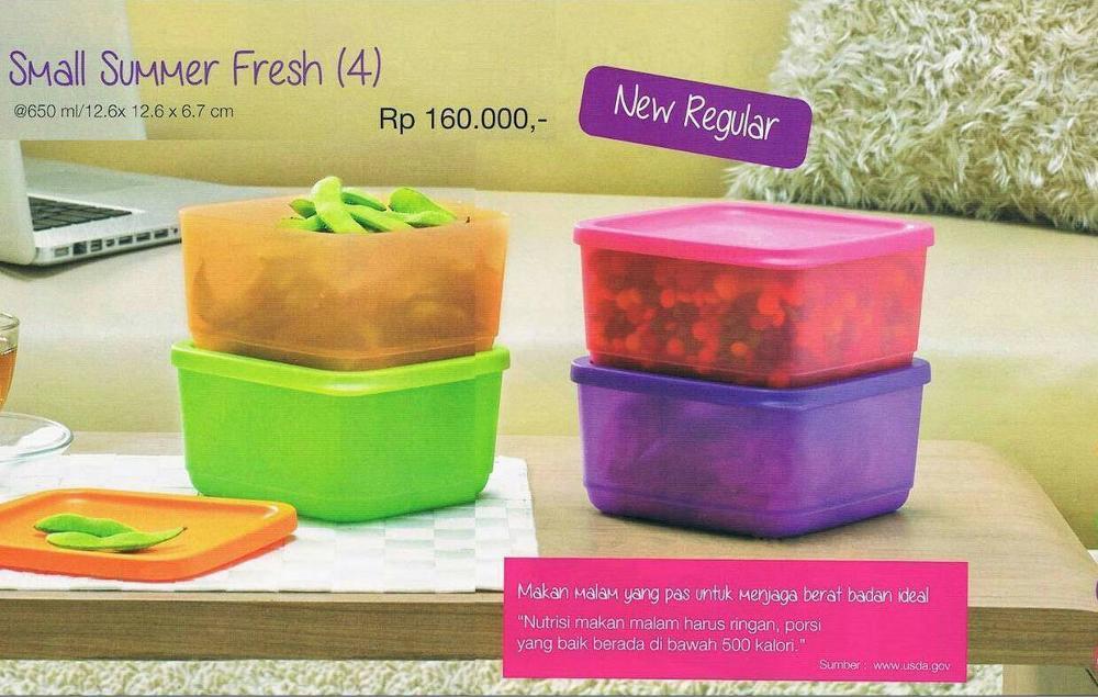 BỘ TRỮ MÁT SMALL SUMMER FRESH Set 4 Tupperware