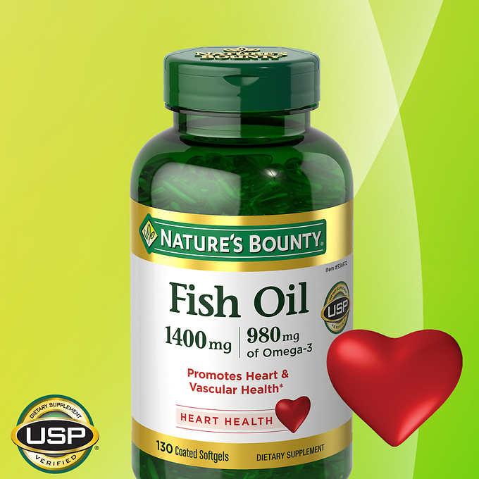 Dầu cá Nature's Bounty Fish Oil 1400mg
