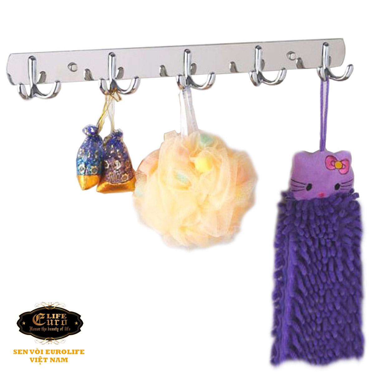 MÓC TREO ÁO 5 CHẤU INOX EUROLIFE EL-M1