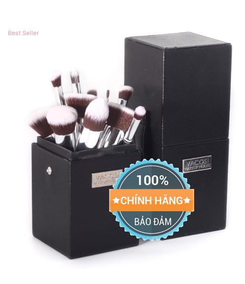Bộ Cọ Trang Điểm 11 Cây Vacosi BC17