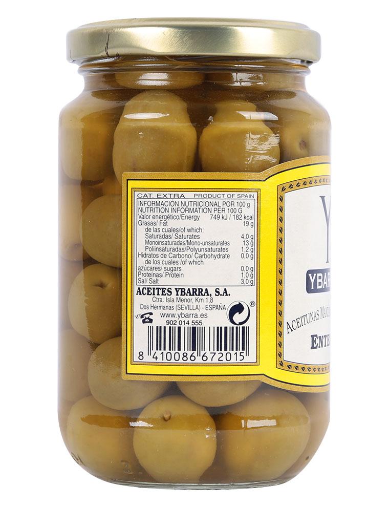 Trái Olive Ybarra có hạt 370g