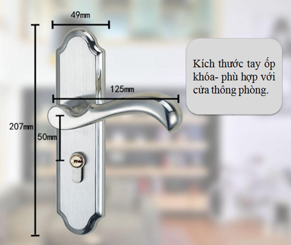 Khóa gạt Inox Canadi