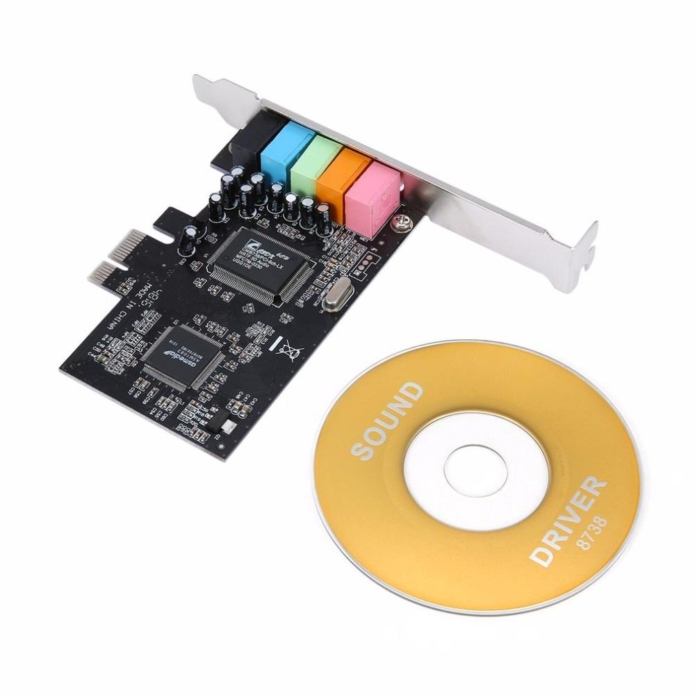 Card âm thanh PCI Express x1 PCI-E 5.1ch CMI8738