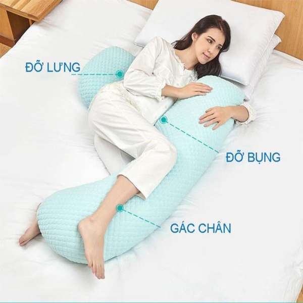 Gối Ôm bà bầu- người khó ngủ