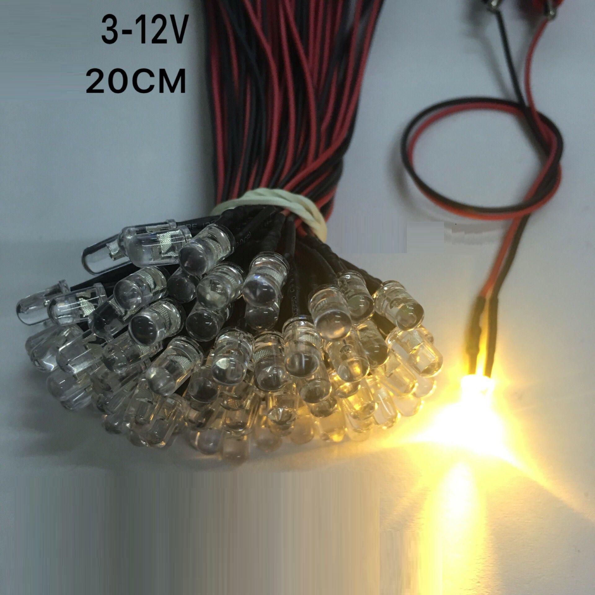 Hộp pin cung cấp năng lượng 3V kèm 01 bóng đèn Led trang trí màu trắng
