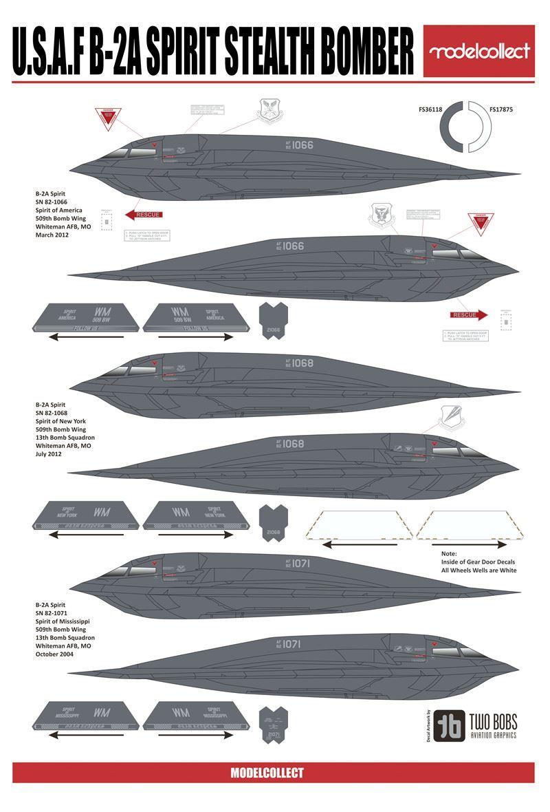 Mô hình lắp ghép máy bay B-2A Spirit