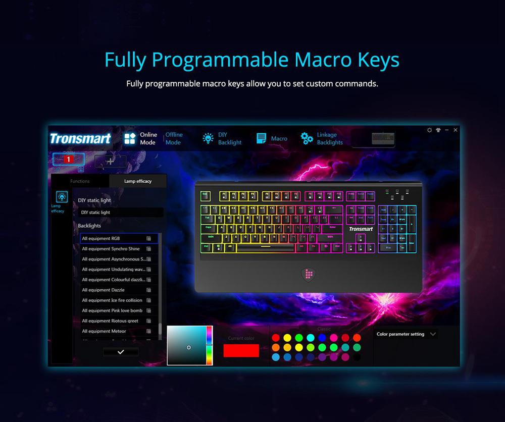 Bàn phím cơ Tronsmart TK09R RGB