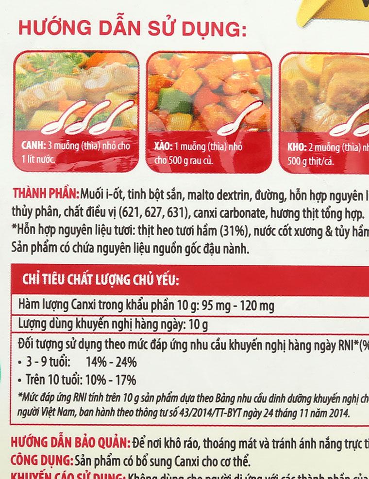 Hạt nêm Neptune 170g vị heo/nấm