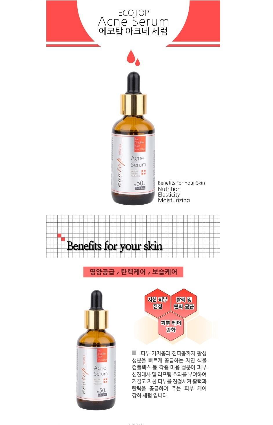 Tinh Chất Serum Đặc Trị Mụn Ecotop Acne Serum