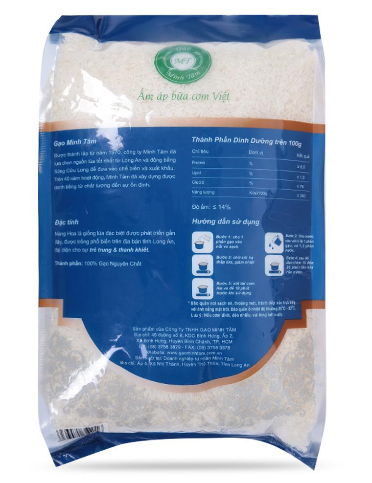 Gạo Nàng Hoa Minh Tâm 5kg