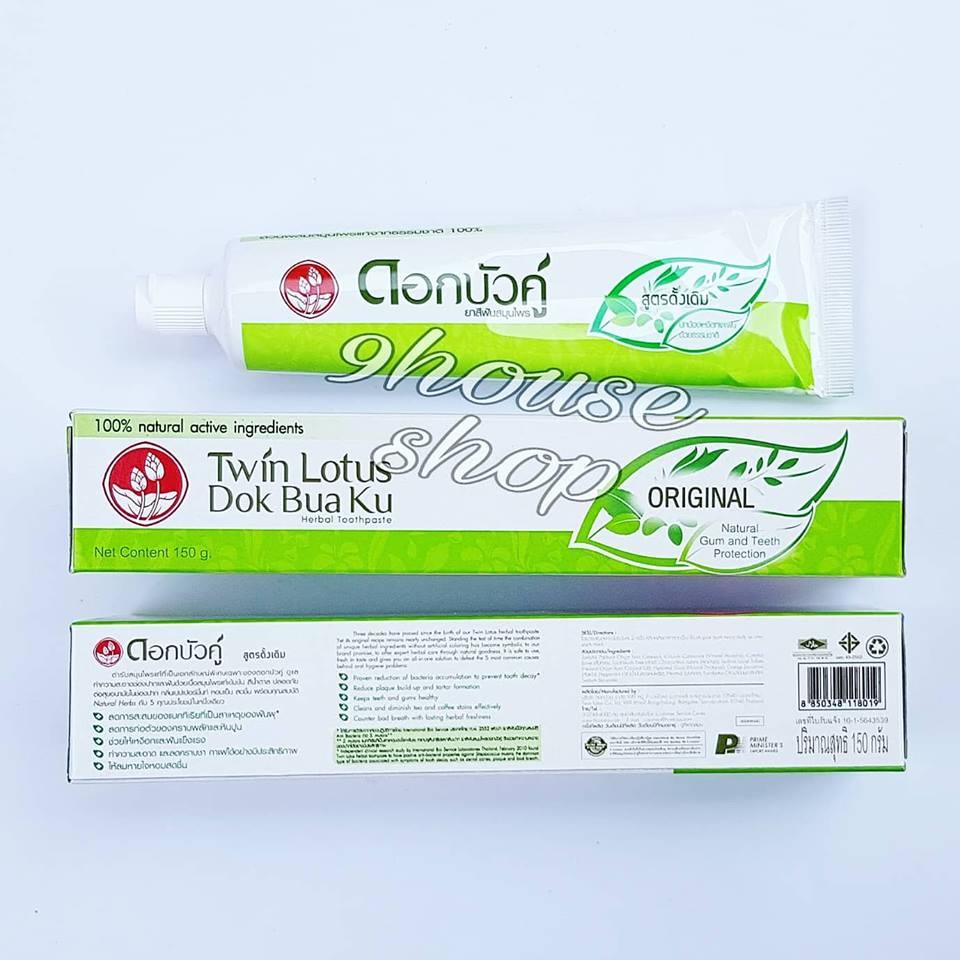 Kem đánh răng thảo dược Twin Lotus Fresh Cool