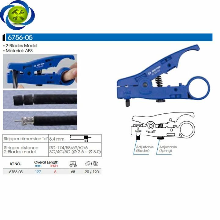 KỀM TUỐT VỎ DÂY KINGTONY 6756-05