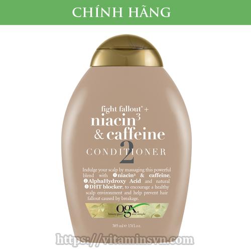 Dầu xả OGX Niacin & Caffeine Conditioner