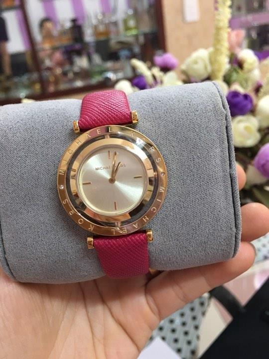 Đồng hồ dây da nữ Michael Kors MK2525