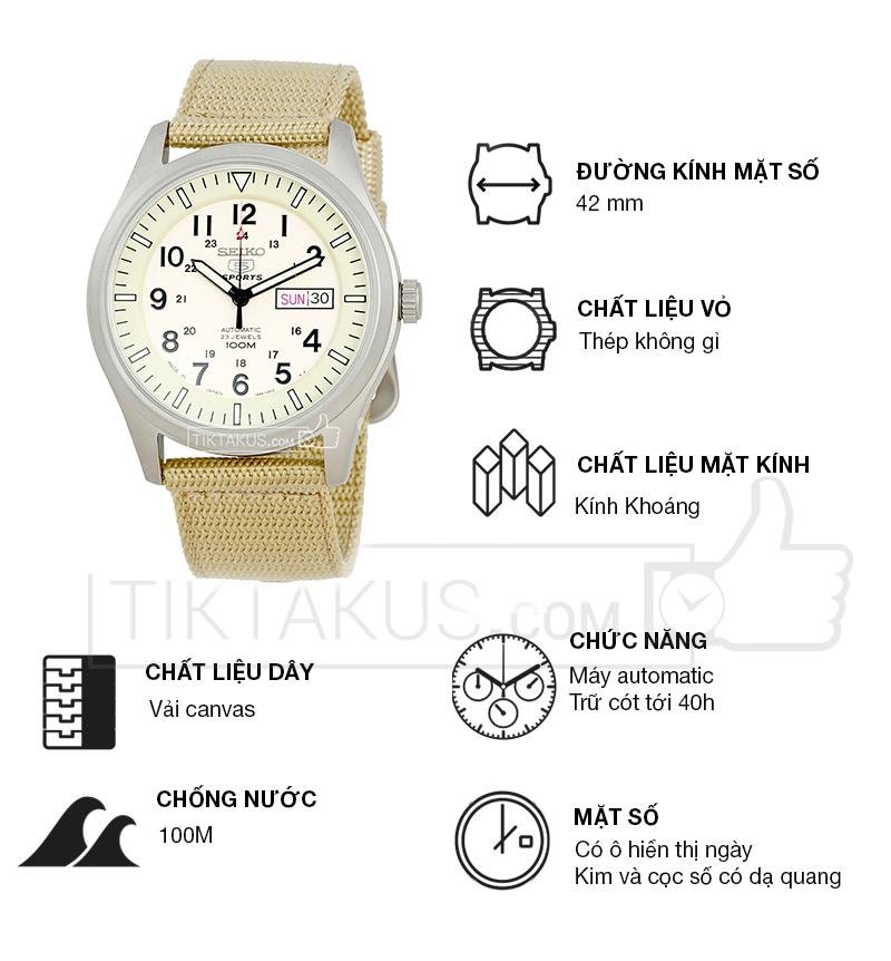 Đồng hồ nam Seiko SNZG07J1