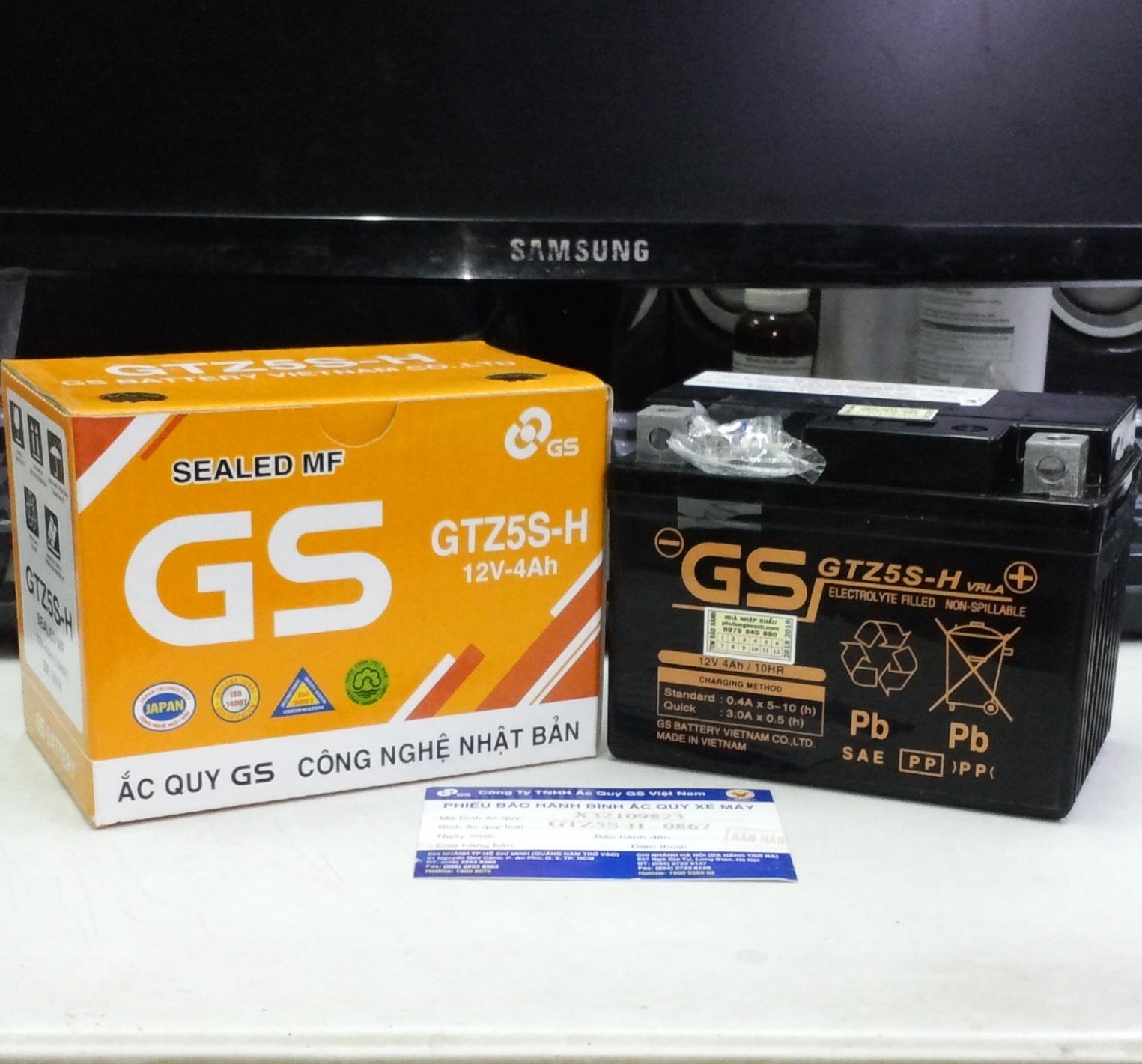 Bình ắc quy GS GTZ5S-H