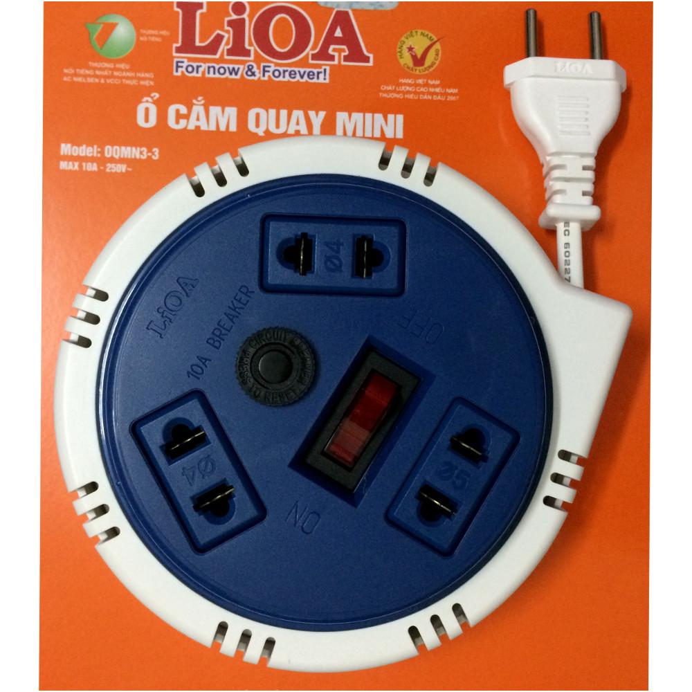 Ổ cắm điện LIOA OQMN3-3