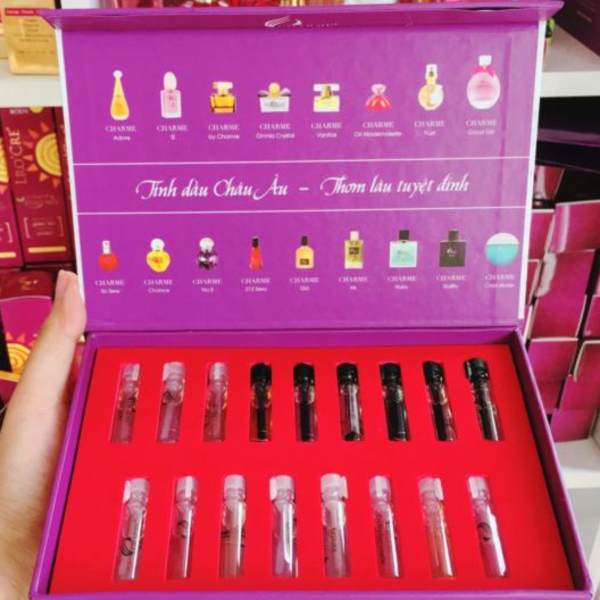 Bộ sưu tập 17 mùi nước hoa Charme - Kích cở du lịch -