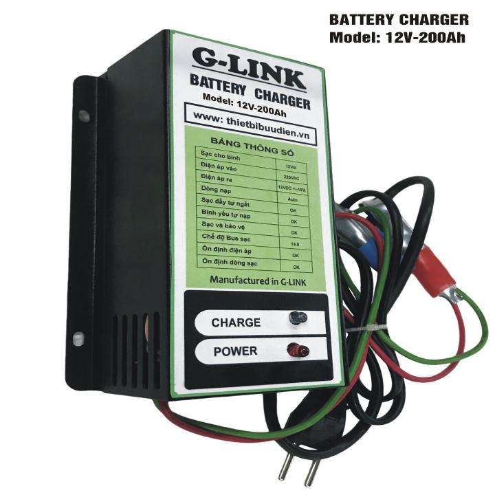 Máy Sạc ắc quy tự động Hitech Power 12V-200Ah