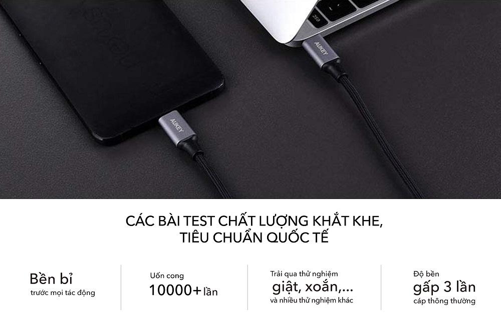 Bộ cáp sạc Type-C Aukey CB-CMD1