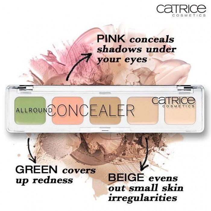 Che Khuyết Điểm CATRICE allround Concealer Palette 5 ô