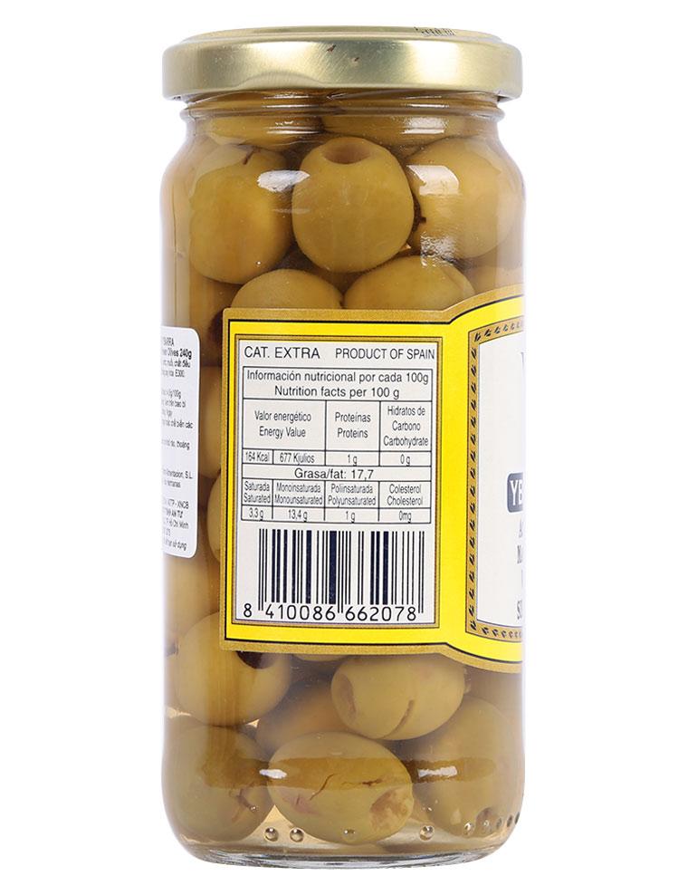 Trái Olive Ybarra Tách Hạt 240G