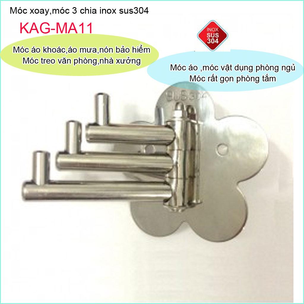 Móc áo treo đồ Inox SUS304 KAG-MA11