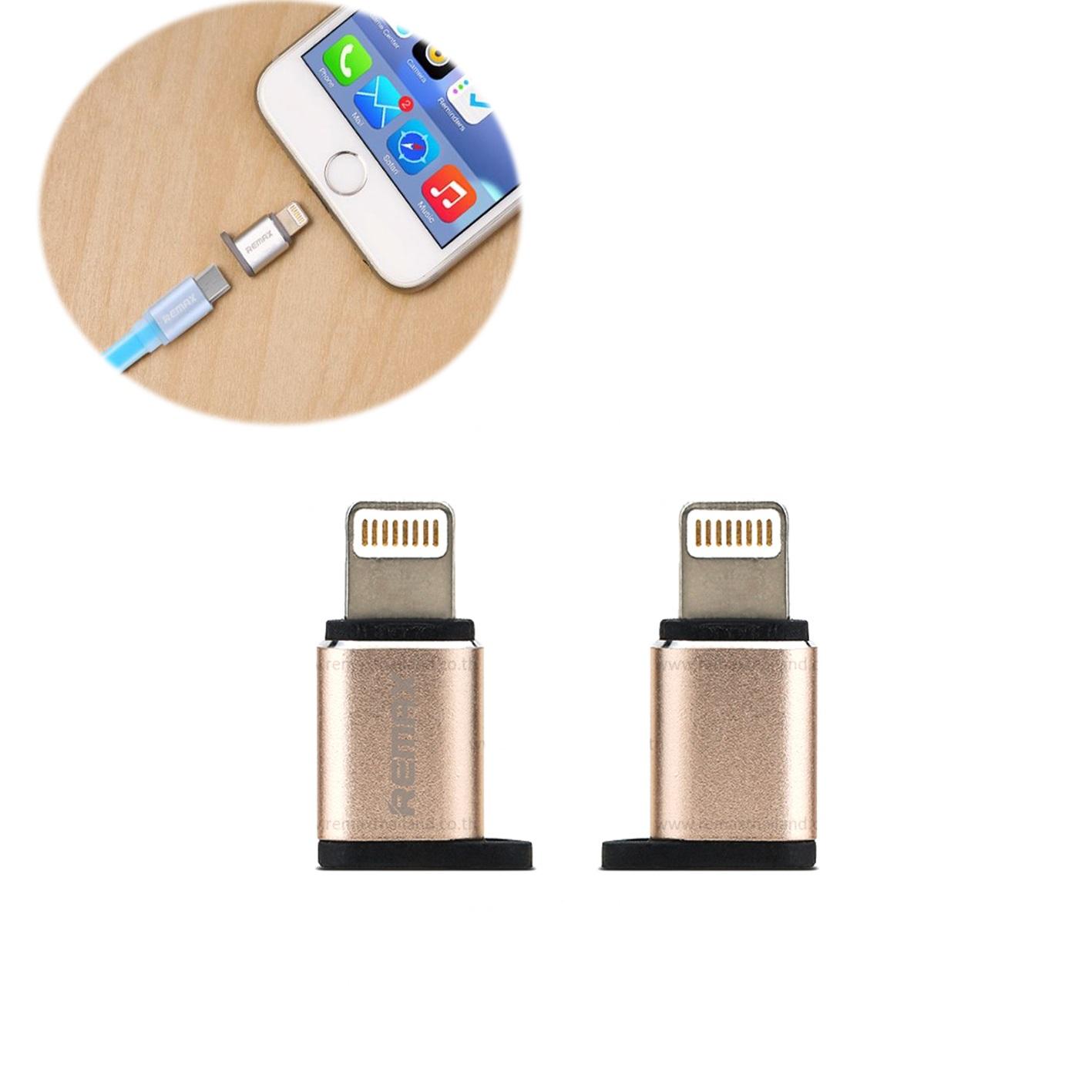 Đầu chuyển Micro USB to apple Remax visual RA-USB2/USB1