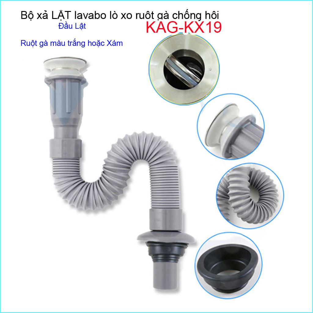 Bộ xả chậu rửa mặt, bộ xả lavabo KAG-KX19