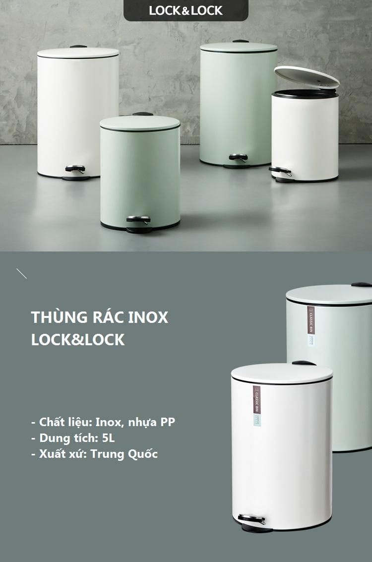 Thùng đựng rác Lock&Lock BYP101 3L
