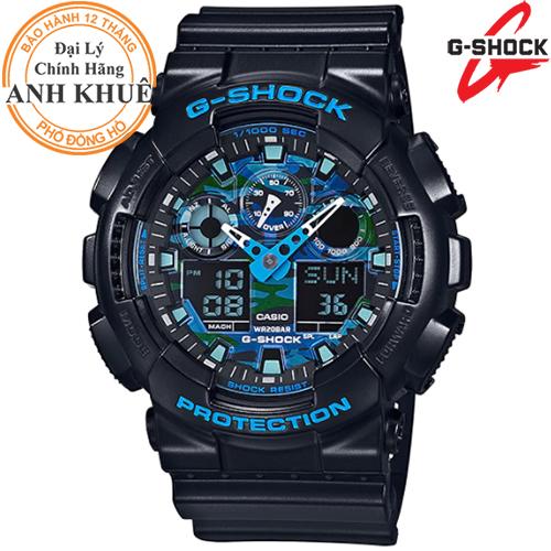 Đồng hồ nam dây nhựa Casio GA-100CB-1ADR