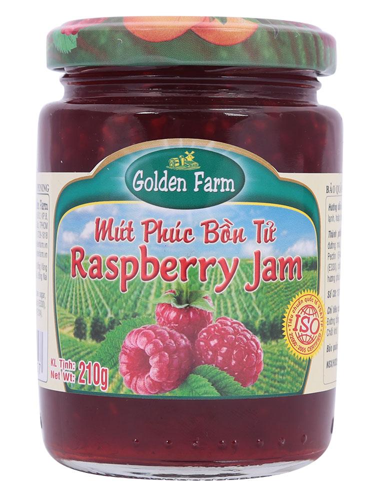 Mứt phúc bồn tử Golden Farm - 210g