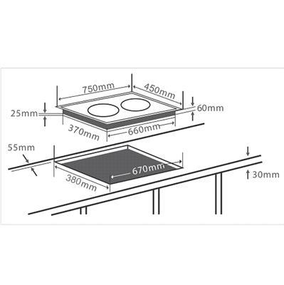 Bếp từ Chefs DIH330