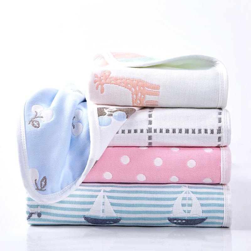 Một Cặp Sáu Lớp Vải Xô Khăn Gối 100% Cotton Khăn Trải Gối 100% 100% Cotton Khăn Mặt Cặp Đôi Phong Cách Châu Âu Người Lớn Giải Phóng Mặt Bằng Đặc Biệt