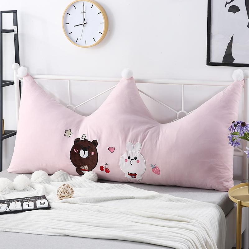 Vương Miện Hoạt Hình 100% Cotton Giường Sô Pha Đệm Tựa Tựa Lưng