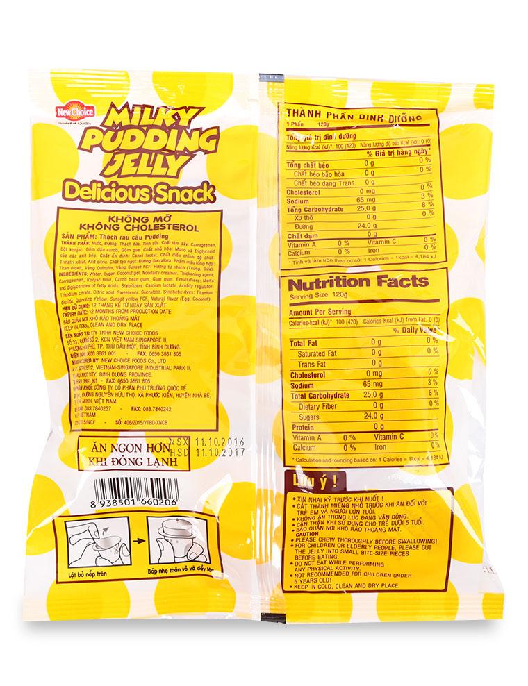 Thạch Rau Câu New Choice Milky Pudding Jelly