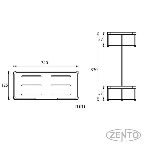 GIÁ ĐỂ ĐỒ 2 TẦNG ZENTO HA4649-2