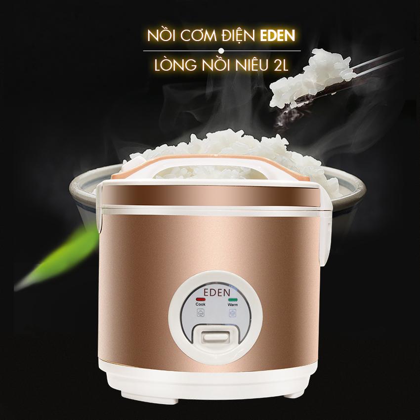 Nồi Cơm Điện EDEN CD001 2L