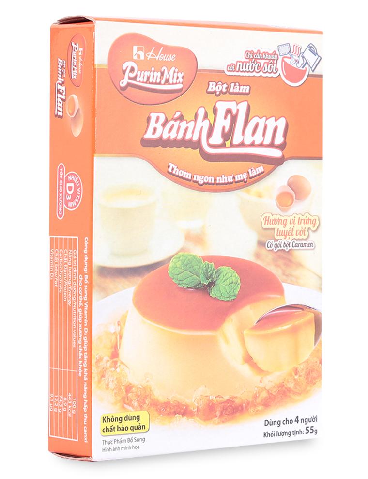 Bột bánh flan Purin trứng 55g