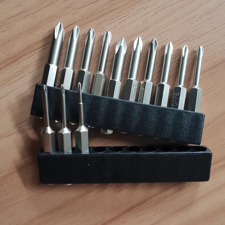 BỘ 13 MŨI TÔ VÍT 4 CẠNH LỤC GIÁC 50MM