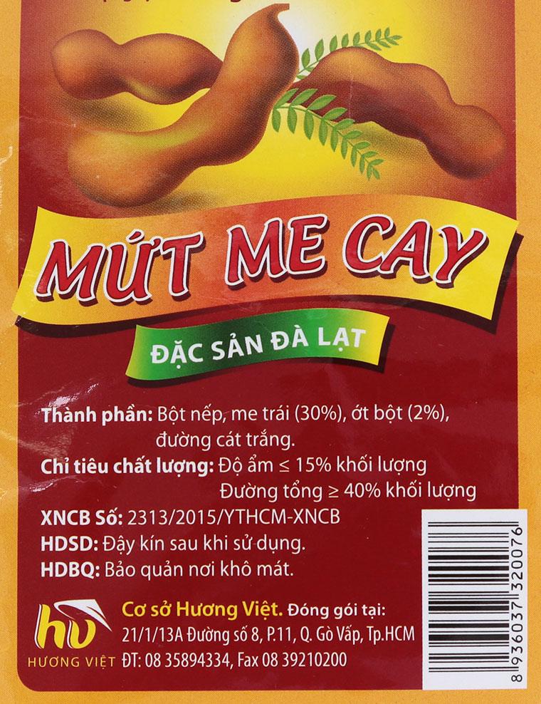 Mứt me cay Hương Việt 190g