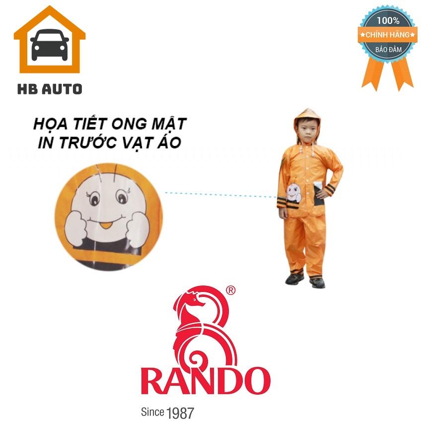 ÁO MƯA TRẺ EM BỘ ONG MẬT RANDO CSPS-19