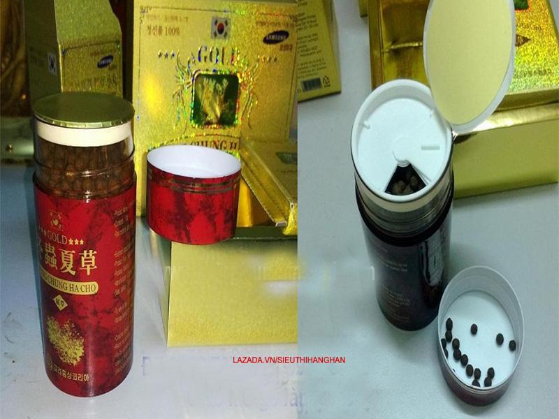 Đông Trùng Hạ Thảo Viên Nén Hộp Đỏ