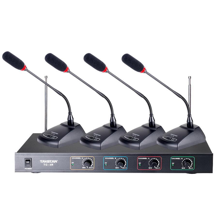 Bộ Microphone Hội Nghị Cổ Ngỗng TAKSTAR TC-4R