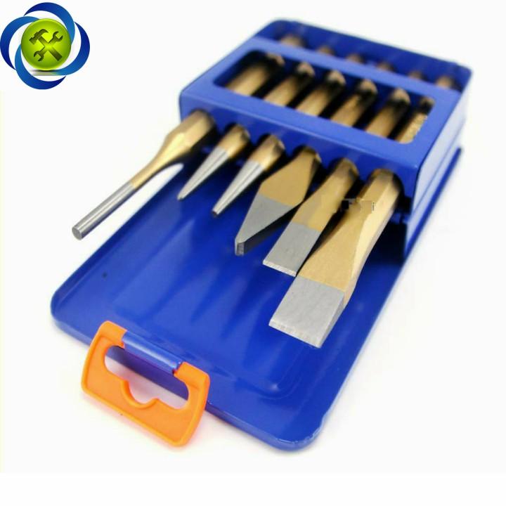 BỘ ĐỤC VÀ ĐỘT SẮT 6 CHI TIẾT C-MART A0127