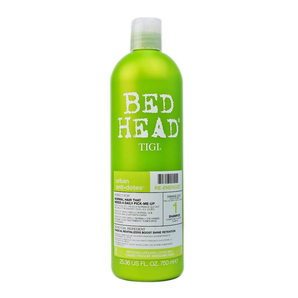 Dầu gội tái tạo sinh lực Tigi số 1 Bed Head Urban Antidotes Re-energize Shampoo - 750ml