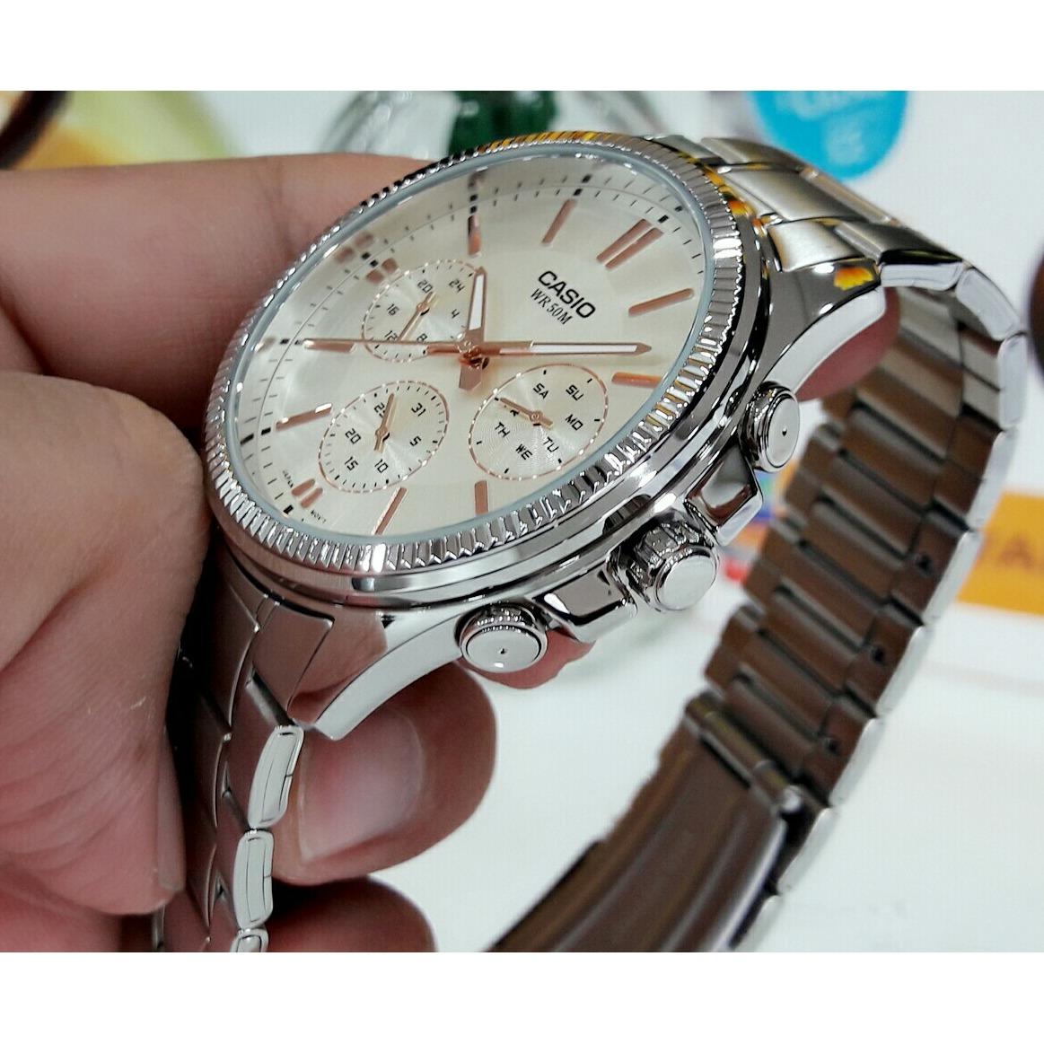 Đồng Hồ Nam Dây Thép Casio MTP-1375D-7A2VDF