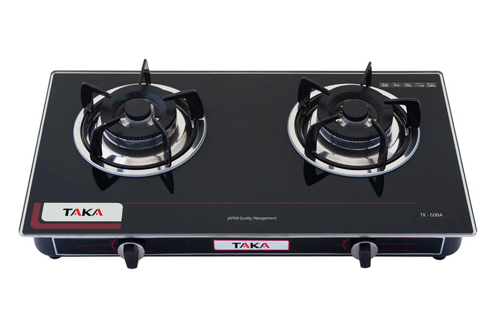 Bếp gas đôi mặt kính Taka TK-608B/608E