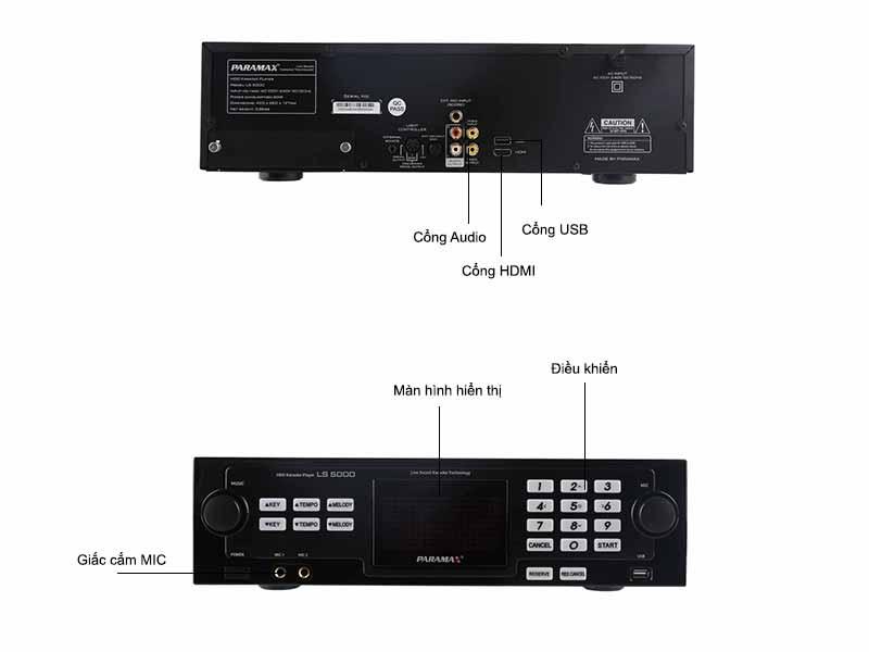 Đầu Karaoke Paramax LS-5000